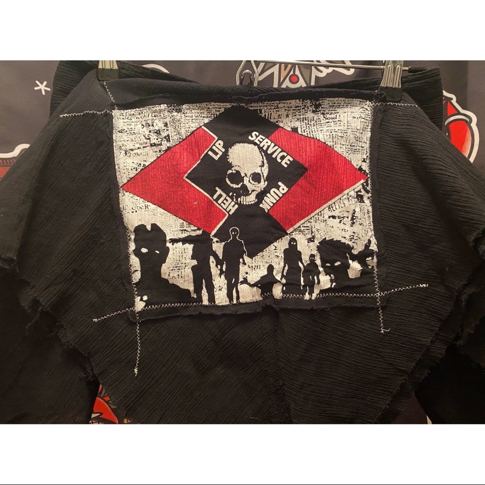 Vintage Lip Service Punk Skirt